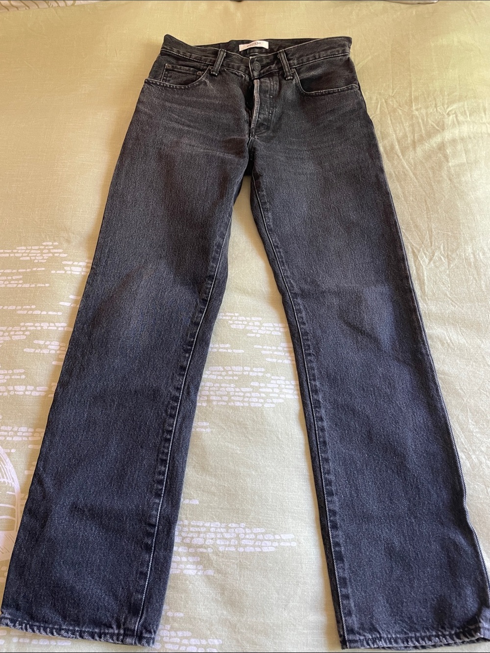 Moussy Black Straight-Leg Jeans - size 26